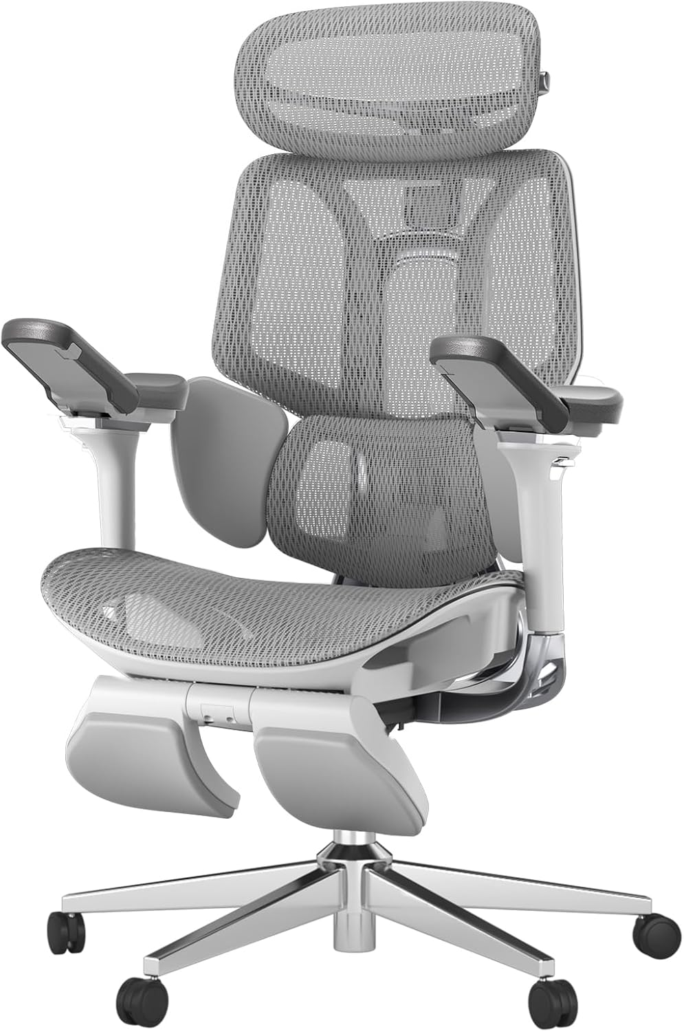 Chaise Ergonomique Full Mesh Premium avec Repose-Pieds (La Boss)